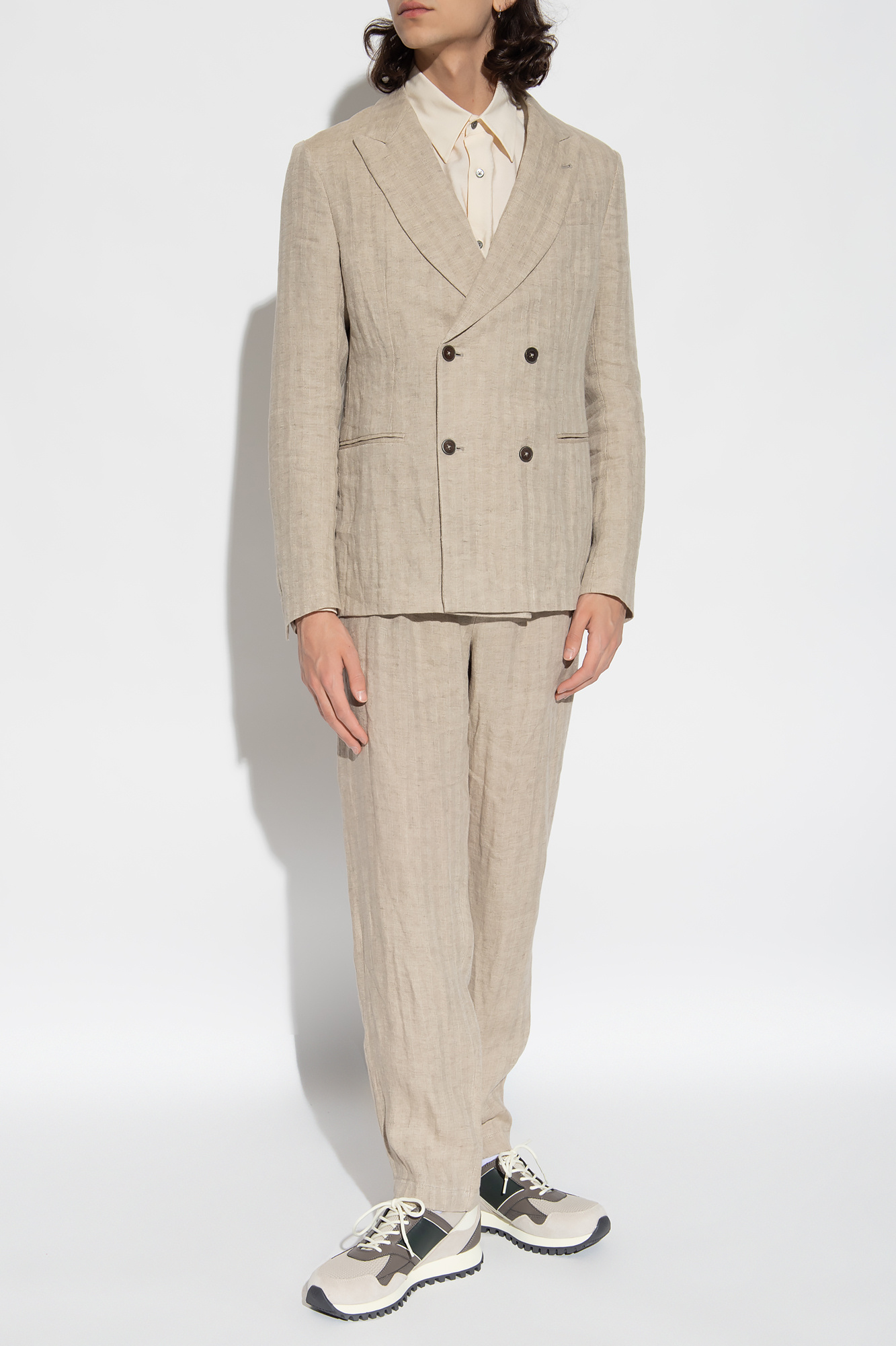 Armani 2024 linen suit